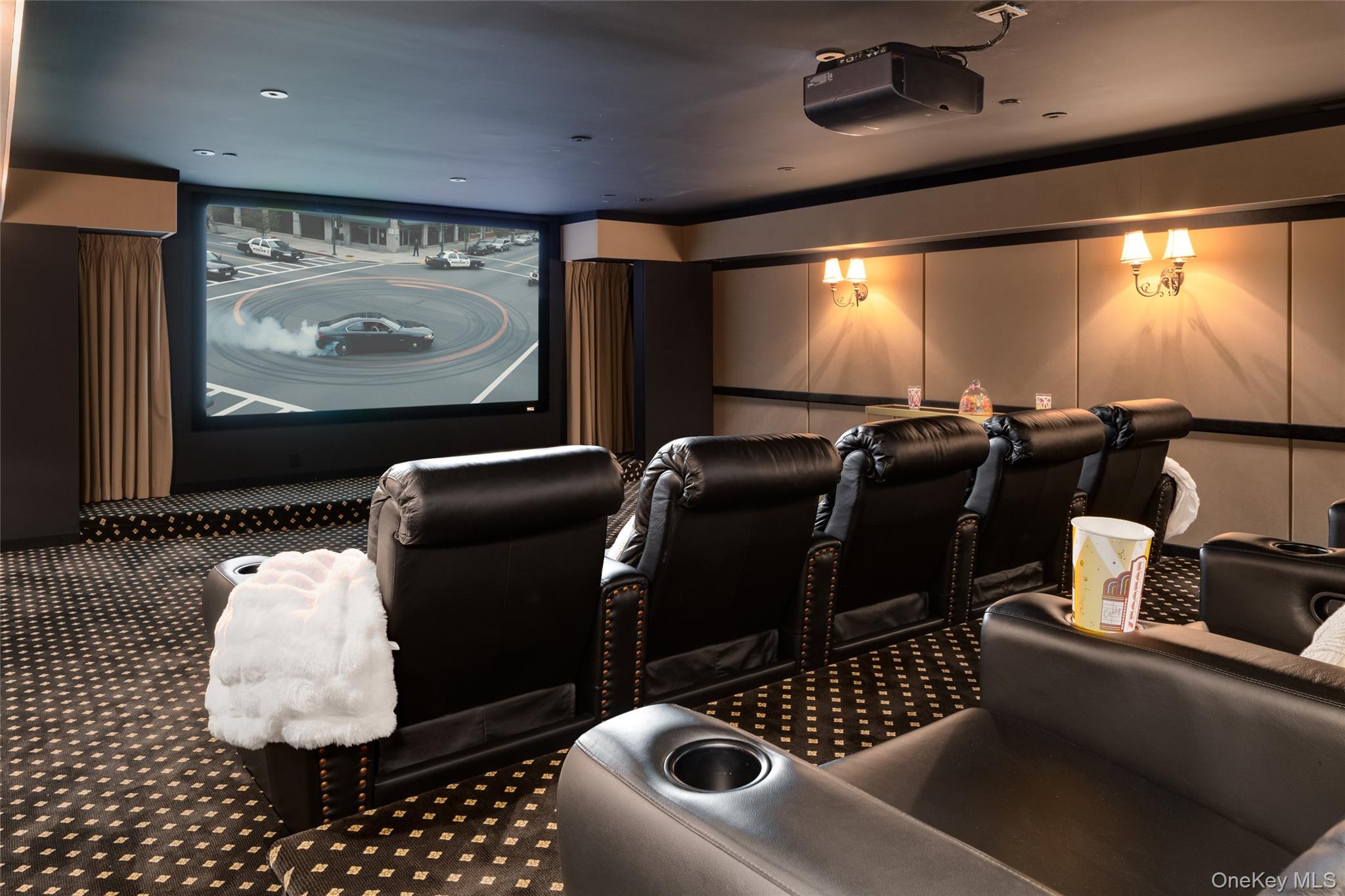 21 Dorann Road Purchase, NY 10577 - Photo 23 of 39 a room with furniture projector and screen