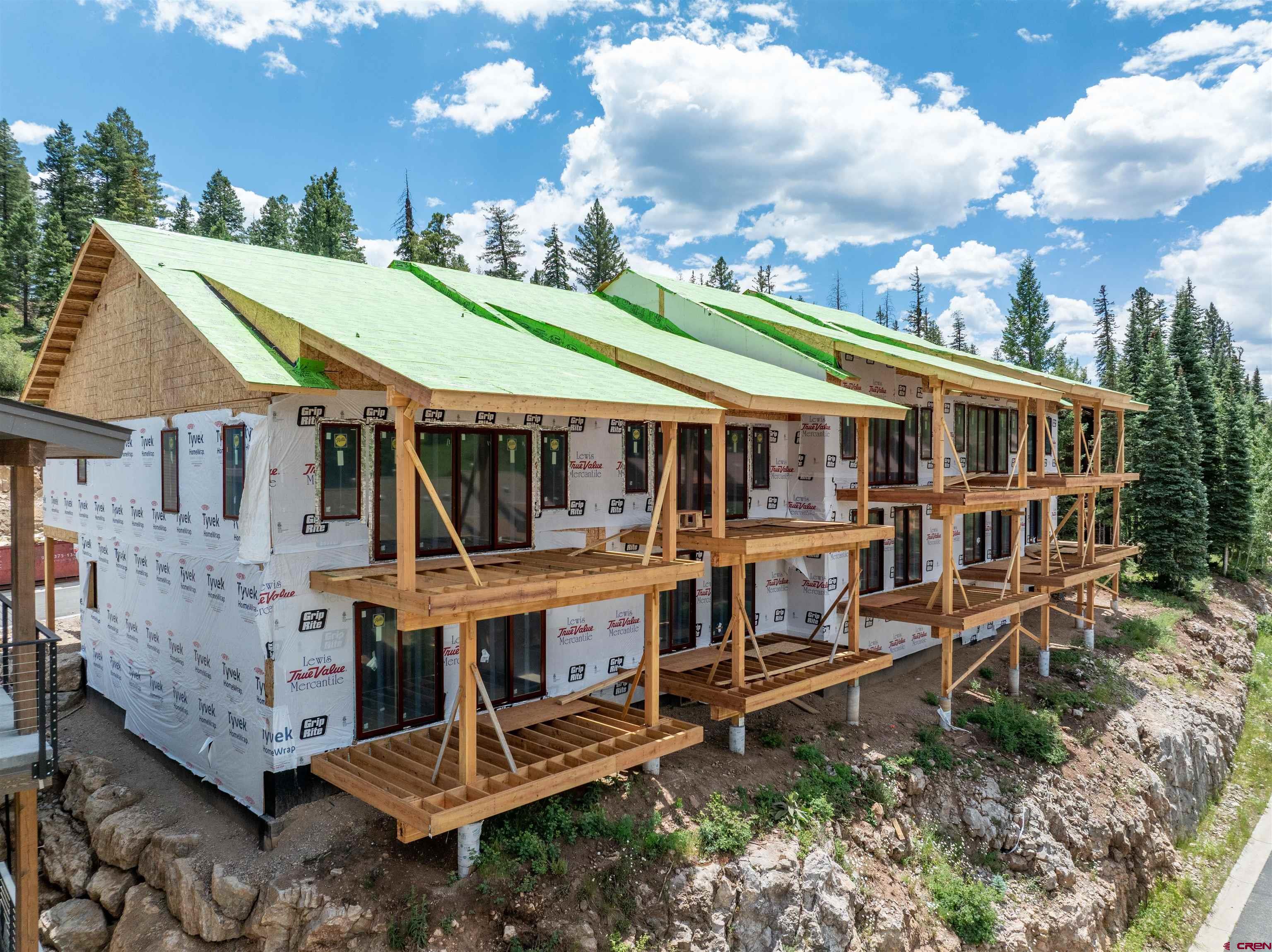 89 Travertine Trail Durango, CO 81301 - Photo 10 of 27 an aerial view of a house with a yard and balcony