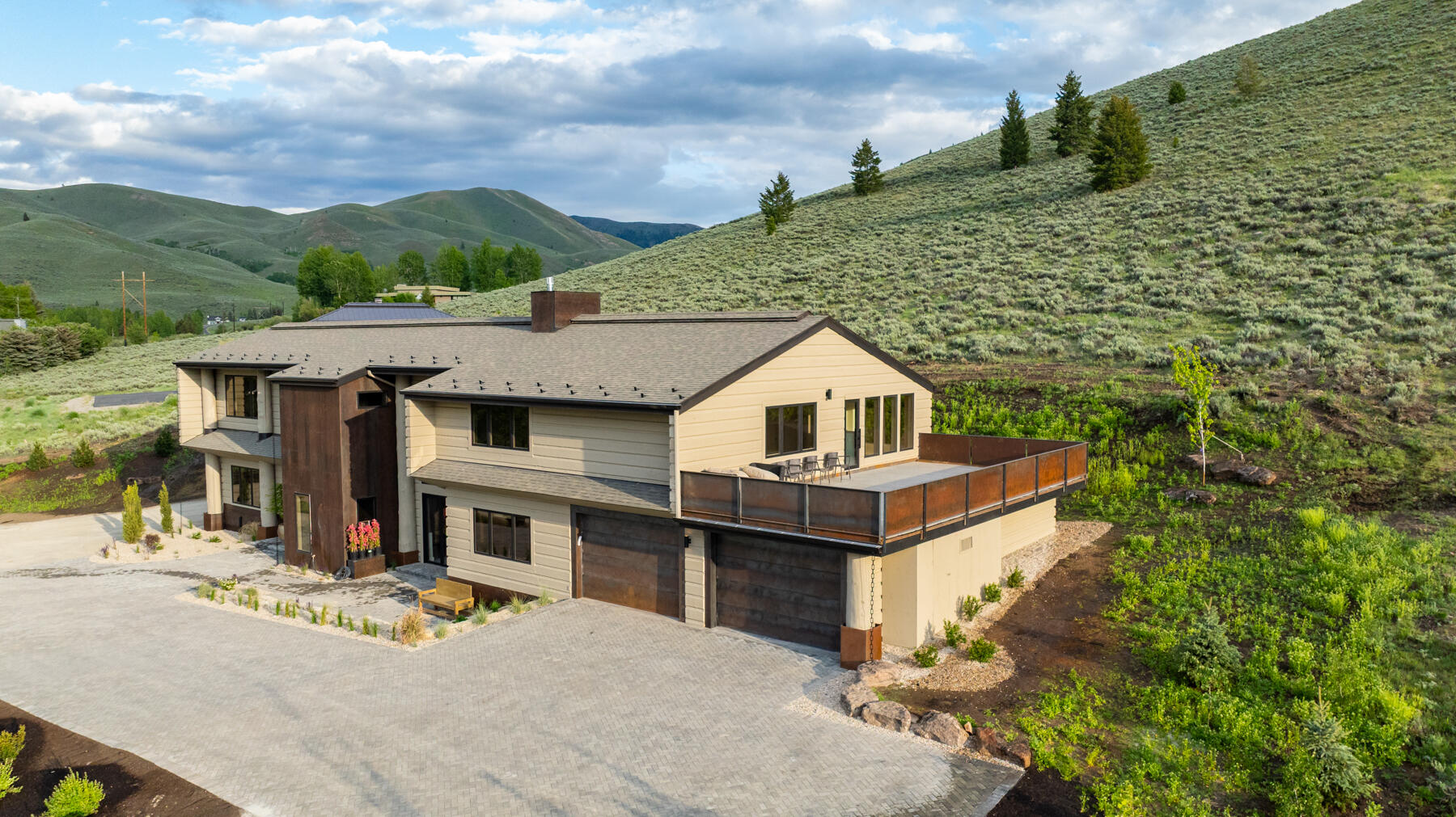 316 Juniper Road Sun Valley, ID 83353 - Photo 36 of 43 Aerial View