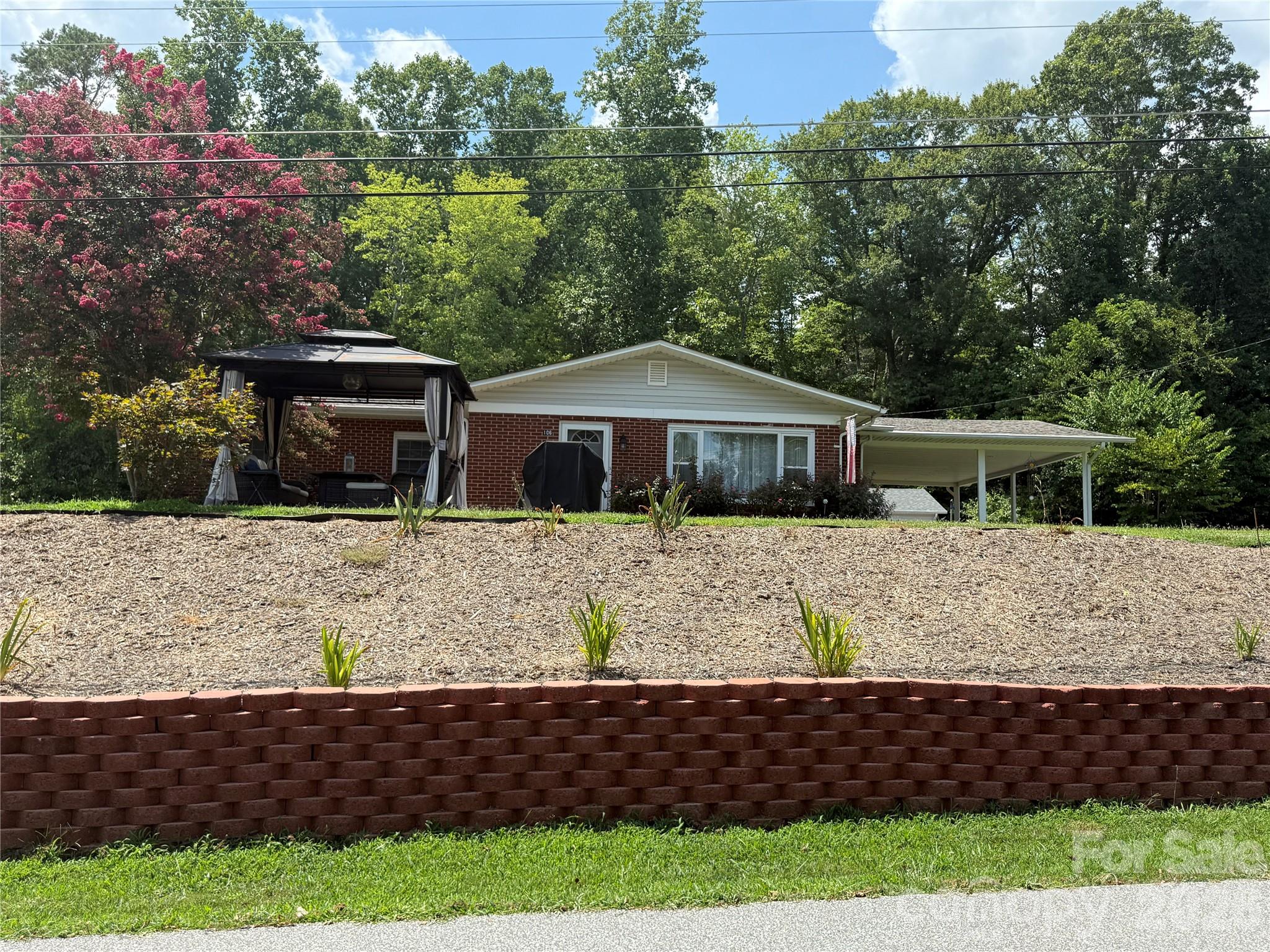 front view of house with a yard