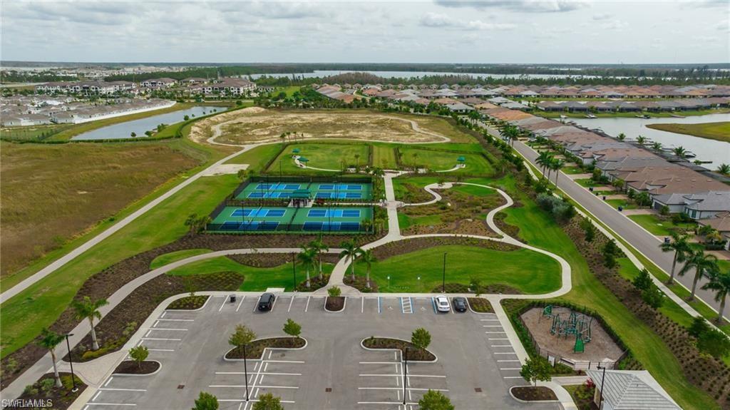 17301 Via Corsini Way Fort Myers, FL 33913 - Photo 17 of 17 an aerial view of a tennis court