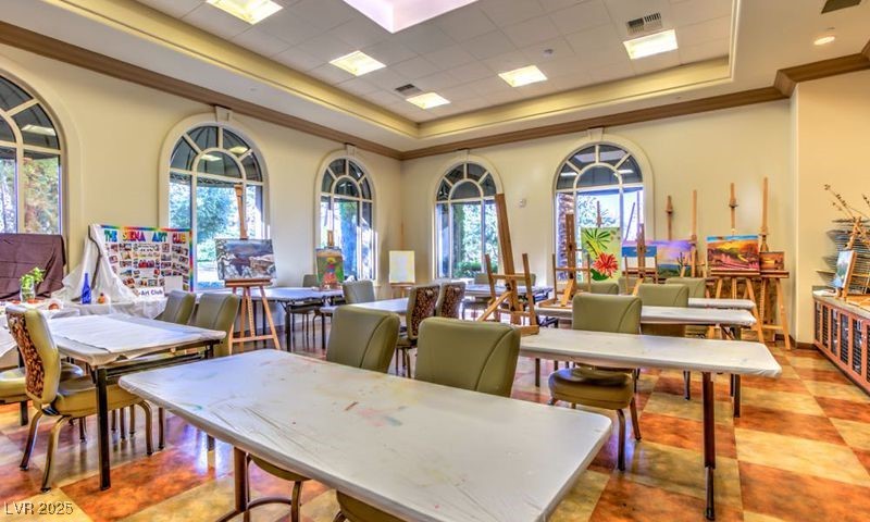 5015 Rivedro Street Las Vegas, NV 89135 - Photo 38 of 63 "The Arts & Crafts Room is the perfect space to spark creativity and keep your artistic passions alive. Designed to inspire, it invites residents to explore their imagination and create freely."