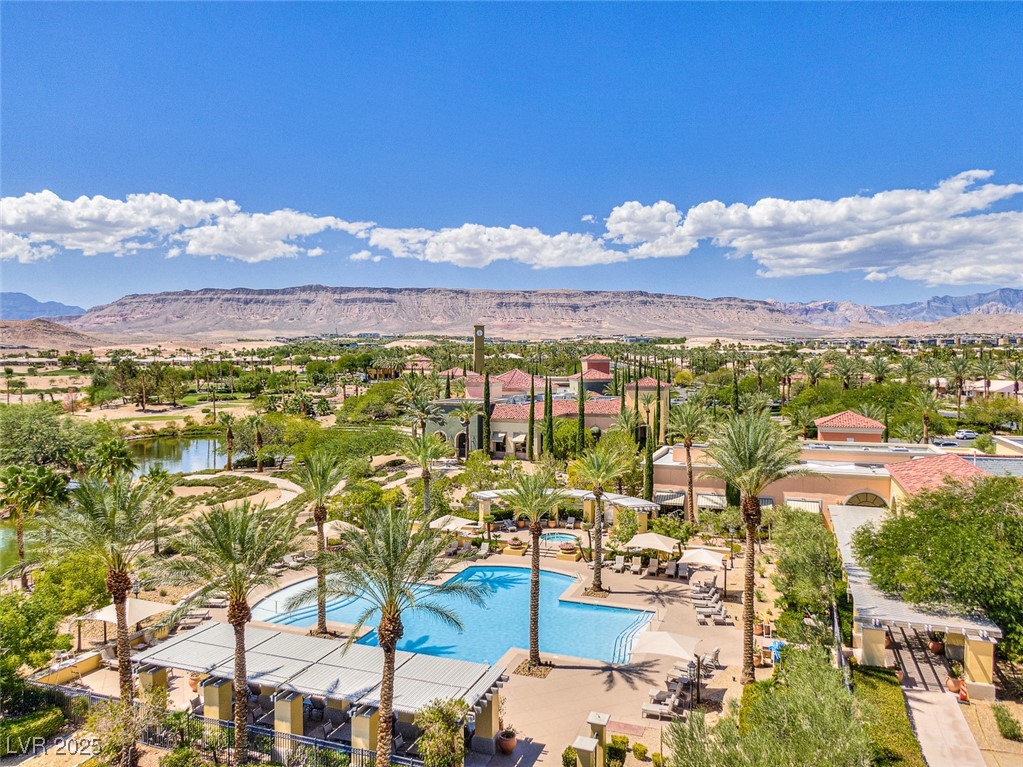 5015 Rivedro Street Las Vegas, NV 89135 - Photo 48 of 63 The Outdoor Pool & Spa behind the Fitness Center.
