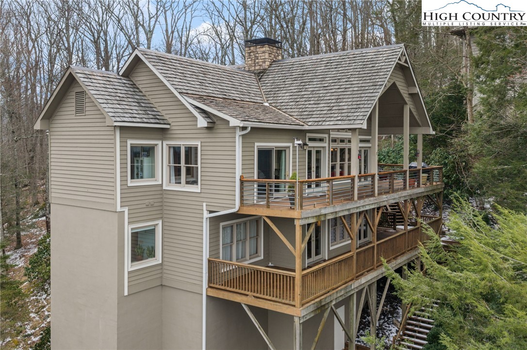 1690 Evergreen Drive Boone, NC 28607 - Photo 44 of 47 a front view of a house with balcony