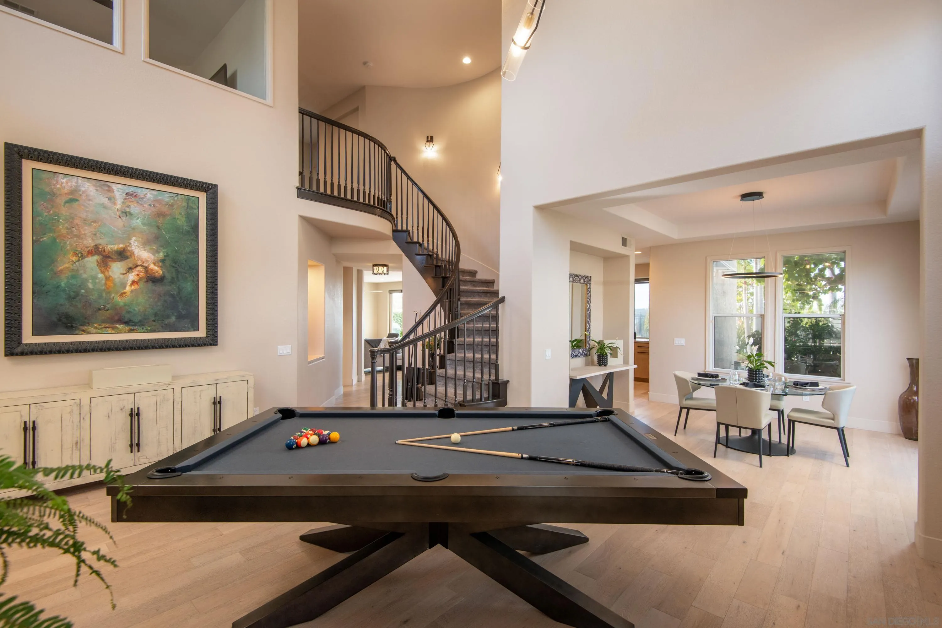 3476 Corte Sonrisa Carlsbad, CA 92009 - Photo 9 of 45 a room with furniture pool table and windows