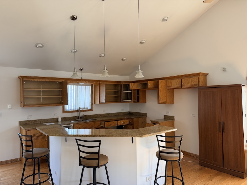 22503 State Street Steger, IL 60475 - Photo 3 of 20 a kitchen with stainless steel appliances granite countertop a sink and cabinets