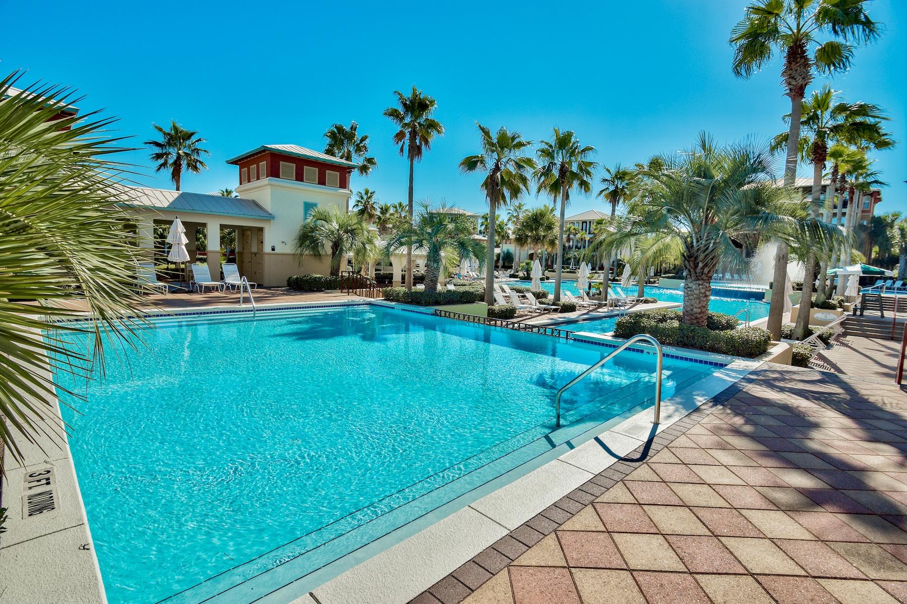 Lot 15 Blk M Inlet Beach Inlet Beach, FL 32461 - Photo 8 of 15 a view of a swimming pool with a garden