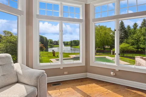 a view of a living room and a window