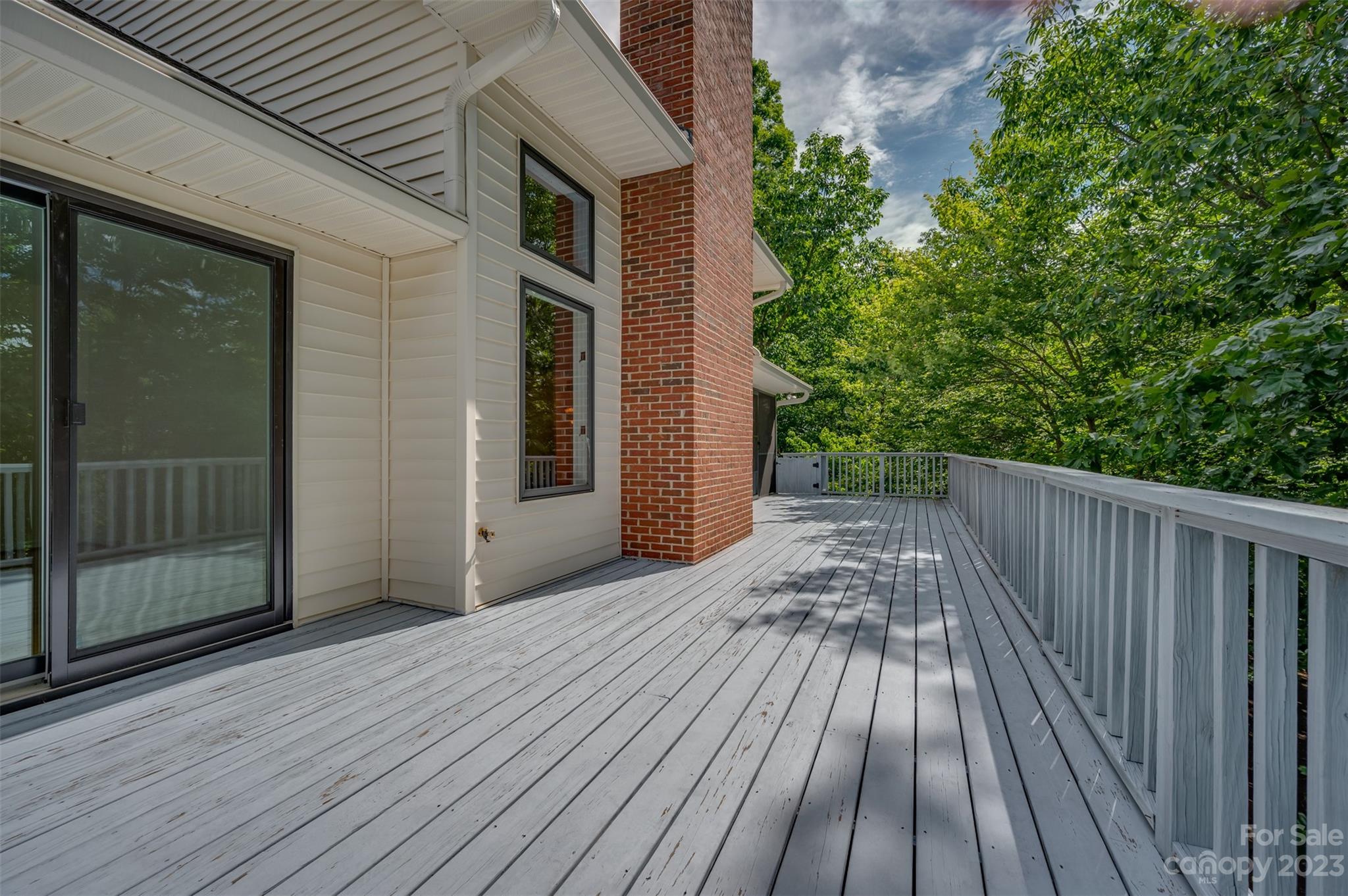 2236 Peniel Road Columbus, NC 28722 - Photo 21 of 48 a view of backyard with wooden floor and fence