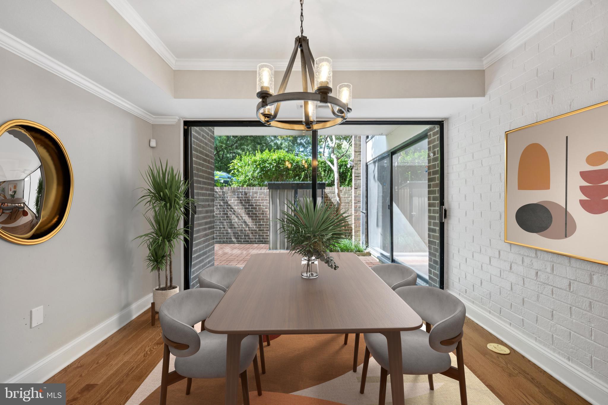 2016 Coleridge Drive, Unit 24102 Silver Spring, MD 20902 - Photo 6 of 19 a view of a dining room with furniture window and outside view