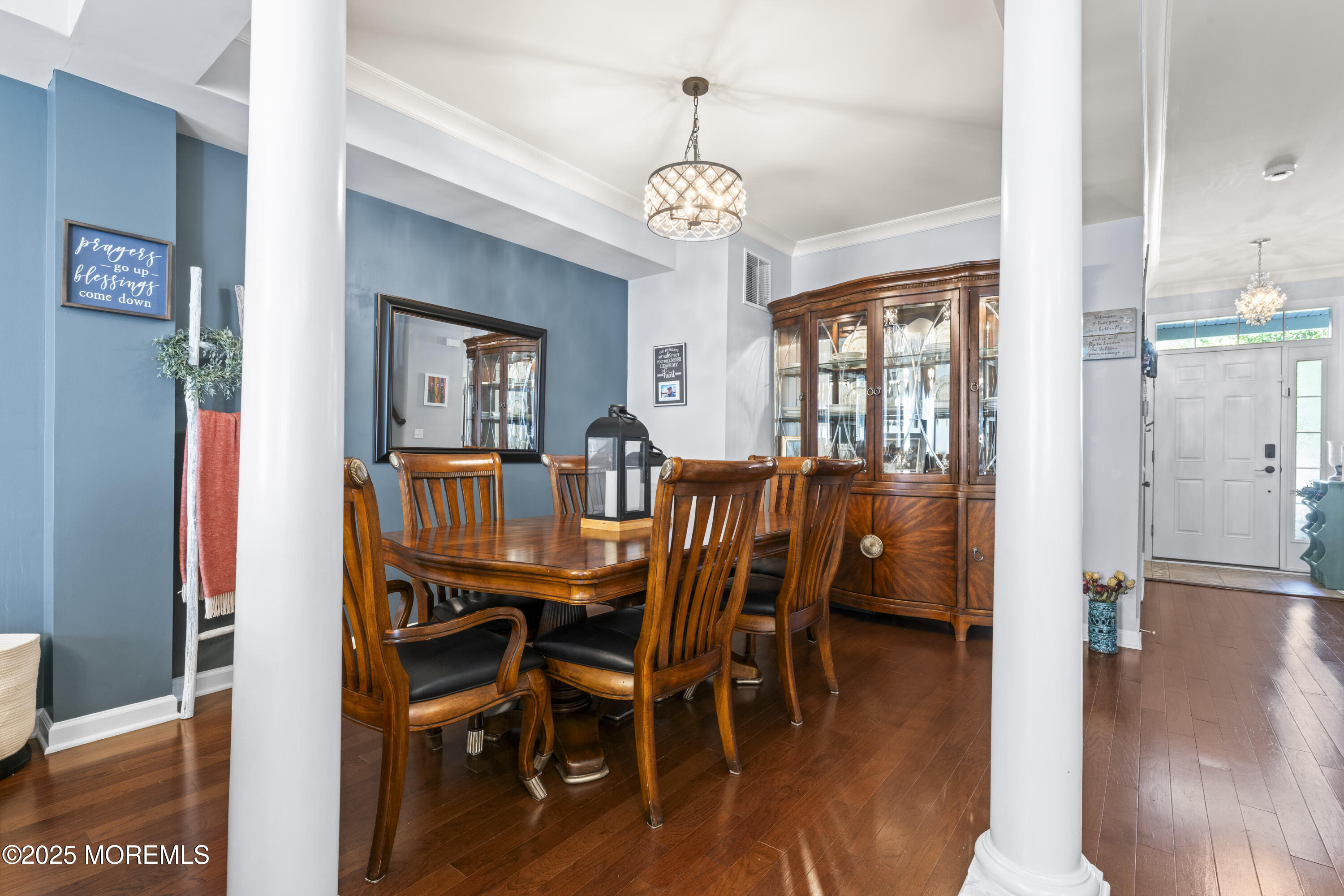 206 Hawthorne Lane Barnegat, NJ 08005 - Photo 6 of 49 a view of a dining room with furniture wooden floor and a chandelier