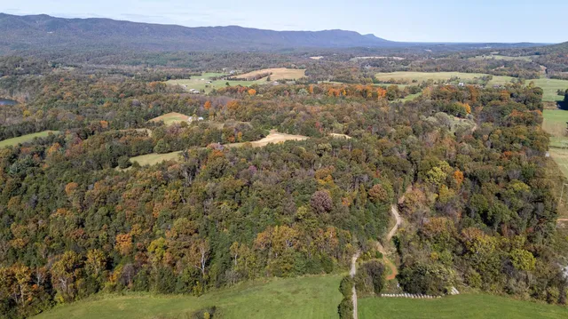 a view of city and mountain