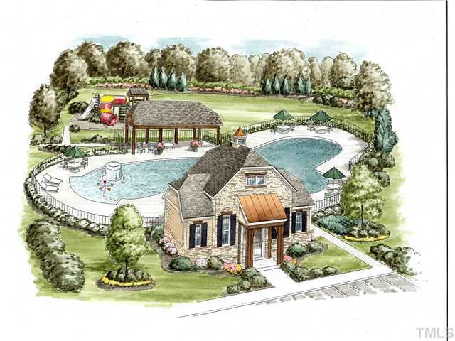 748 Wickham Ridge Road, Unit 115 Apex, NC 27539 - Photo 24 of 25 Community pool, park, cabana, and tot lot ready for Spring 2013!