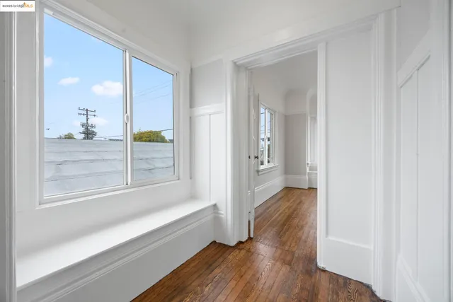 a view of wooden floor in a room