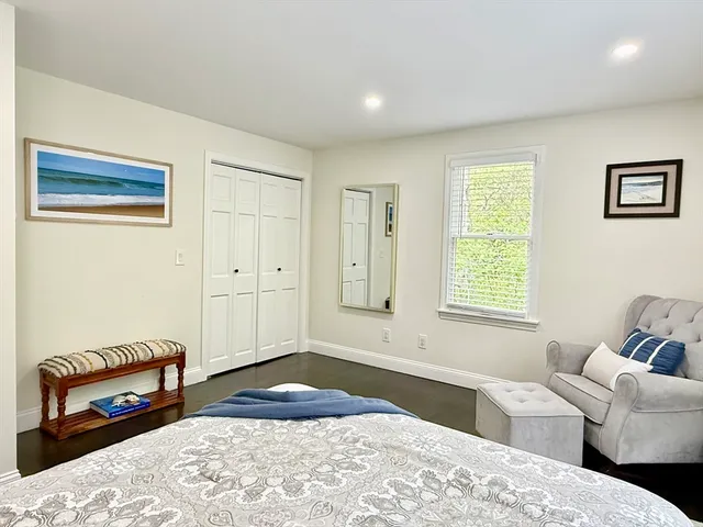 a room with a slide and wooden floor