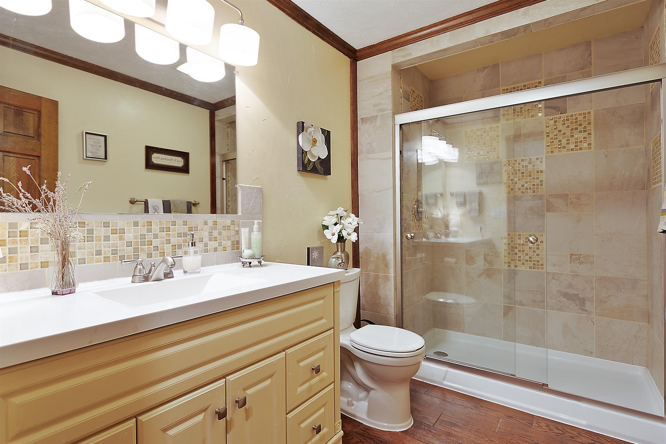 1534 Iron Bridge Road Columbia, TN 38401 - Photo 18 of 30 a bathroom with a sink a toilet and a mirror