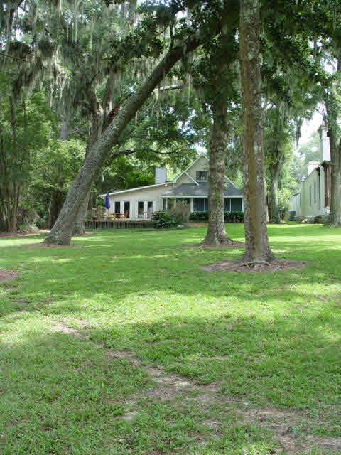 655 North Mobile Street Fairhope, AL 36532 - Photo 27 of 36 Back yard to house