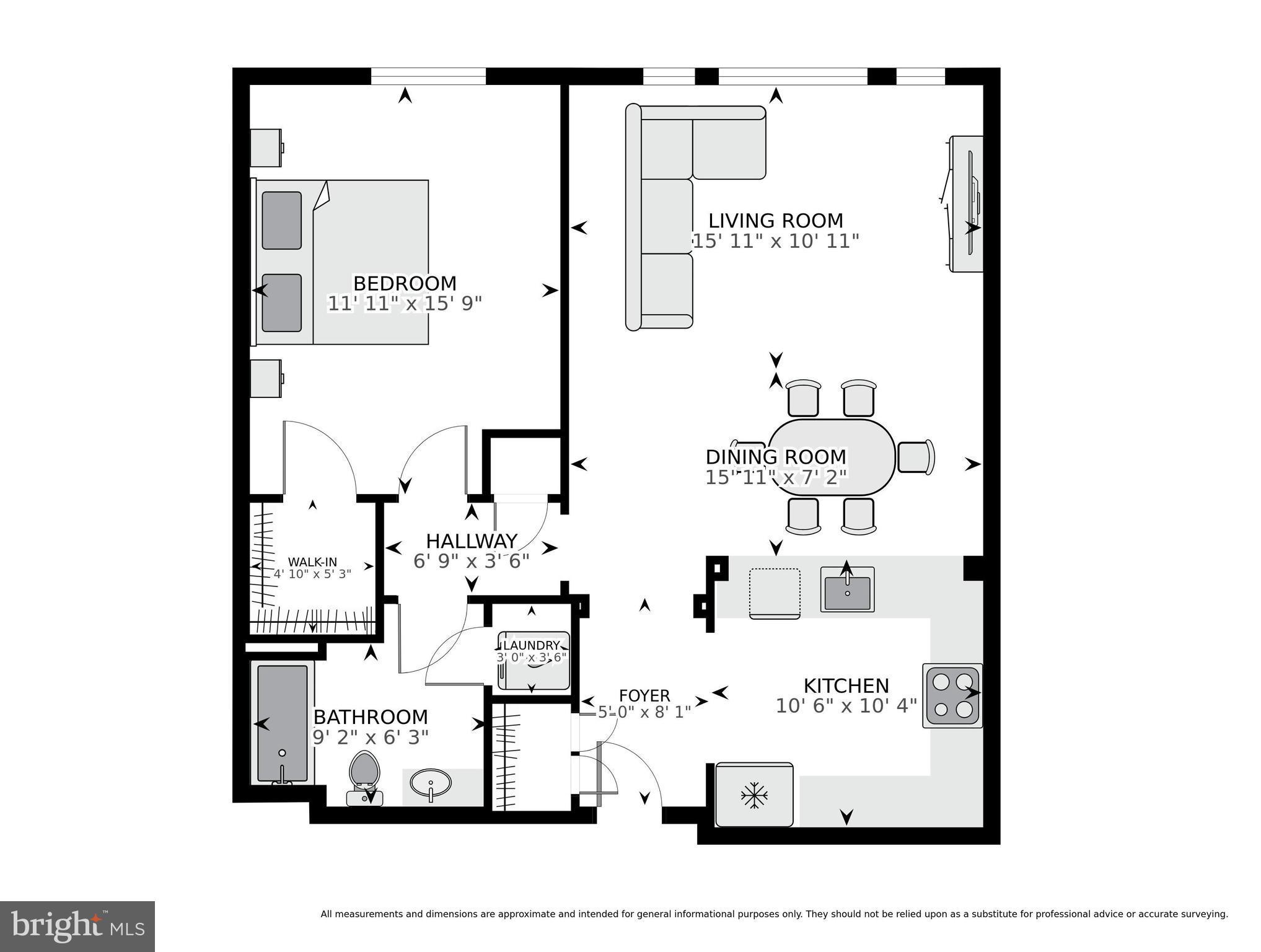 401 13th Street Northeast, Unit 203 Washington, DC 20002 - Photo 11 of 11 Floor plan