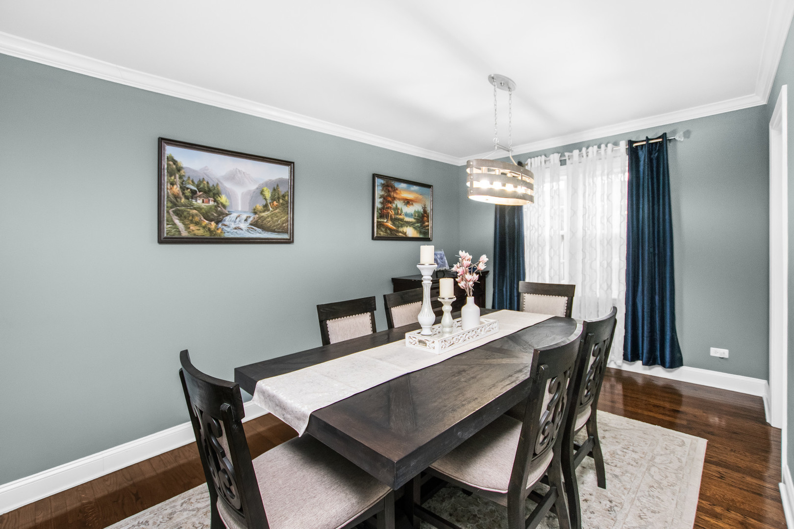 715 South Naperville Road Wheaton, IL 60189 - Photo 11 of 34 a view of a dining room with furniture window and wooden floor