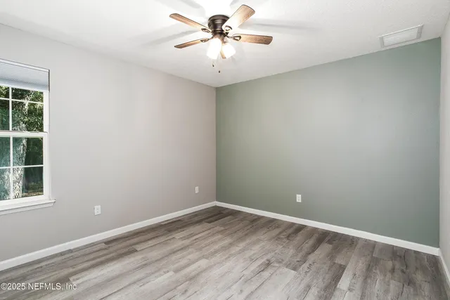 a view of a room with empty racks