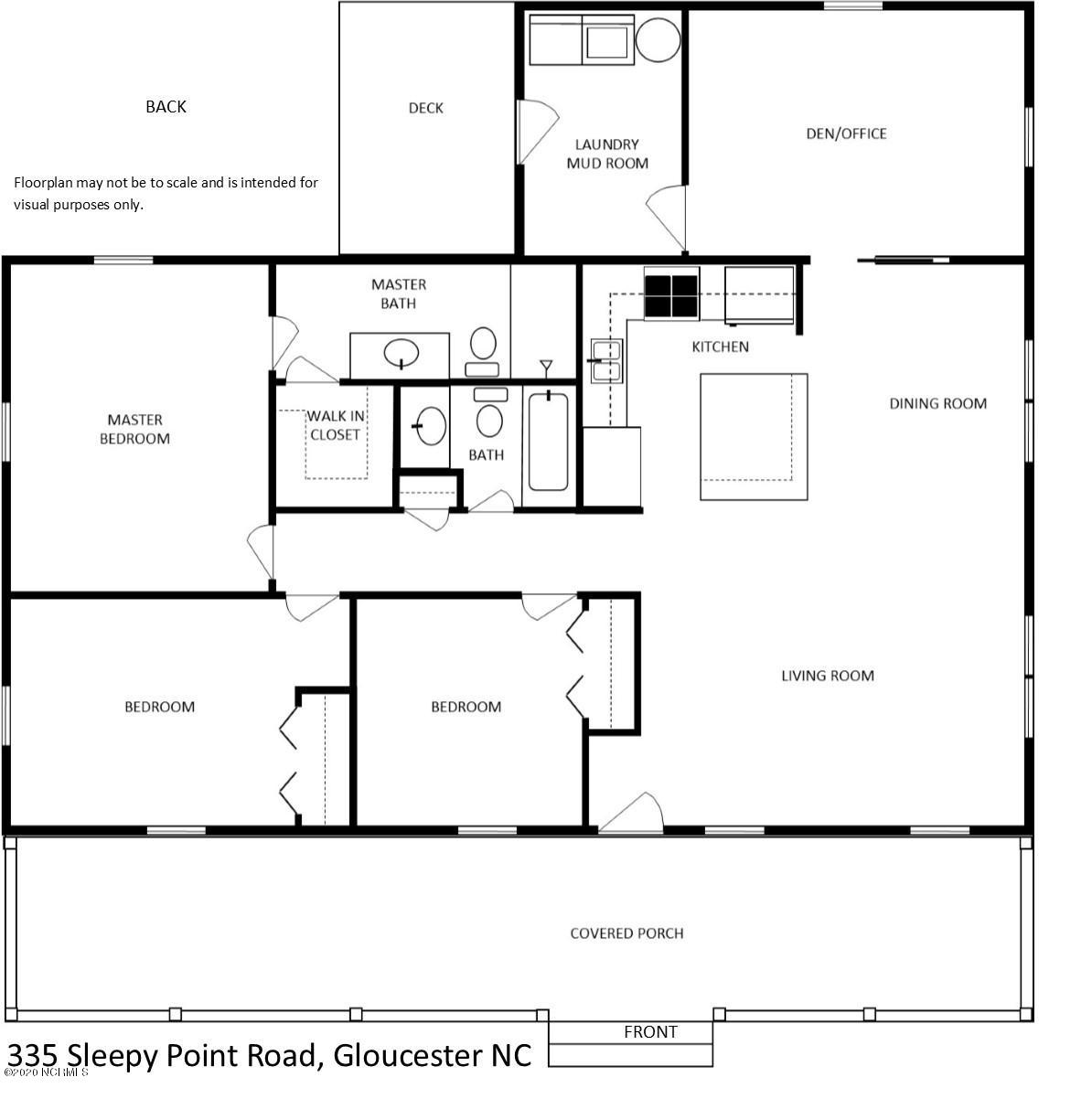 335 Sleepy Point Road Gloucester, NC 28528 - Photo 40 of 40 FLOORPLAN