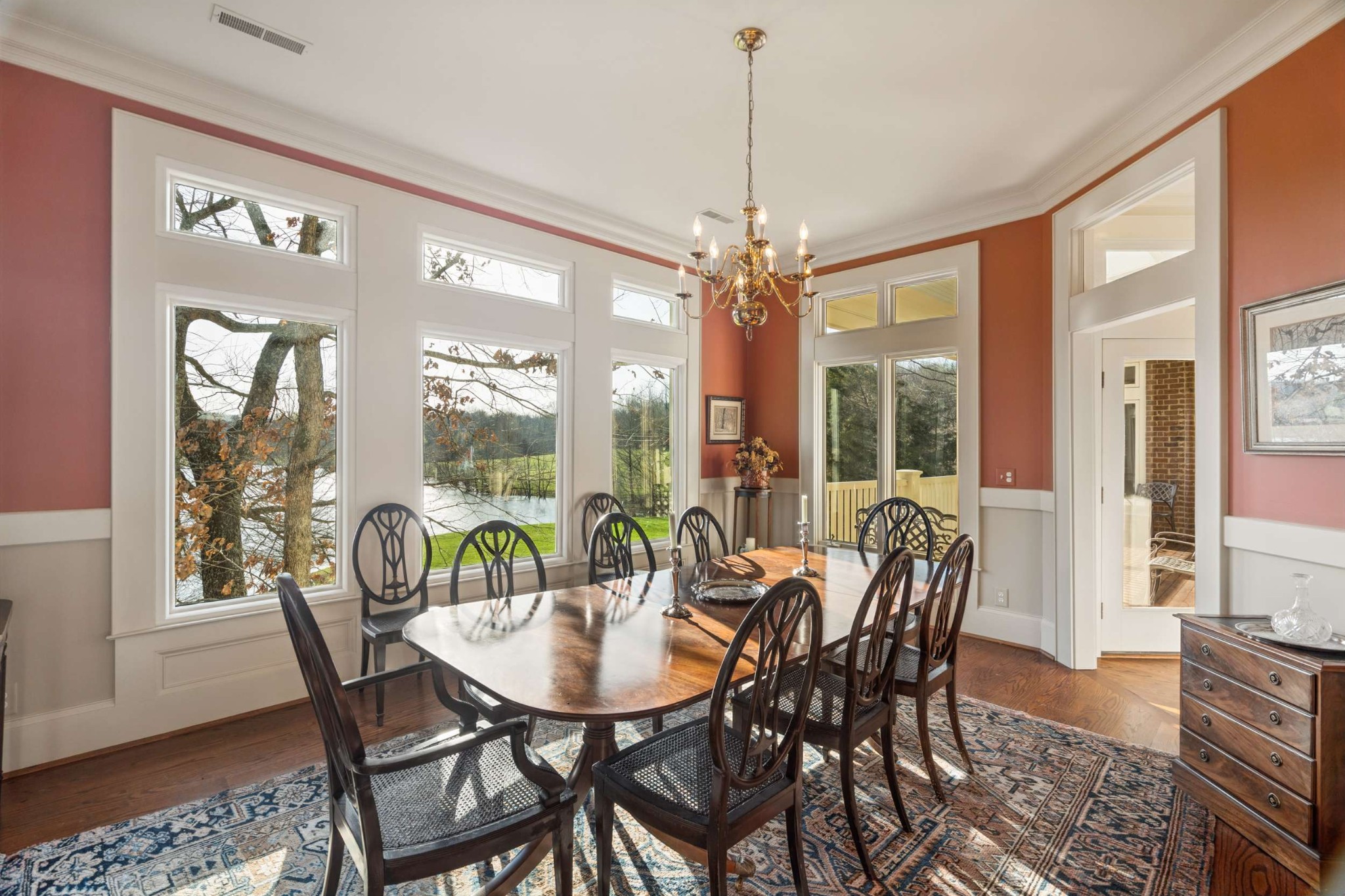 683 Johnson Branch Road Williamsport, TN 38487 - Photo 14 of 62 a view of a dining room with furniture window and wooden floor