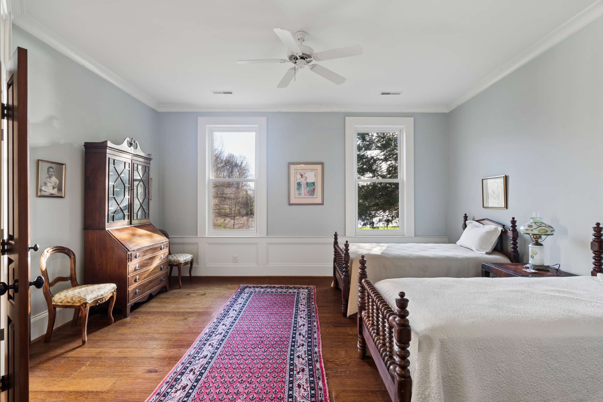 683 Johnson Branch Road Williamsport, TN 38487 - Photo 23 of 62 a bedroom with a bed wooden floor and window