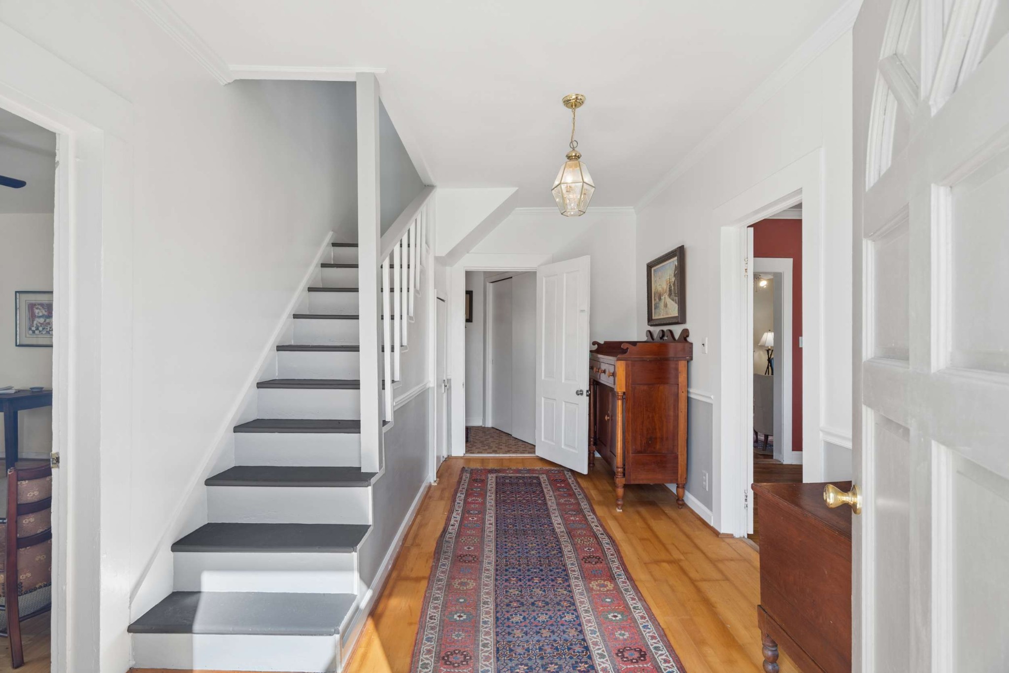 683 Johnson Branch Road Williamsport, TN 38487 - Photo 29 of 62 a view of a hallway with wooden floor and entryway