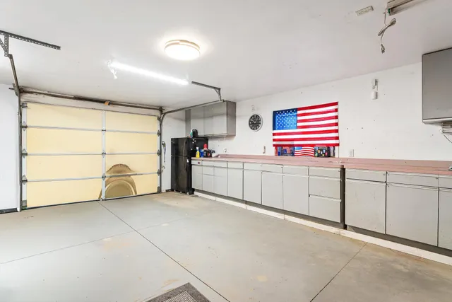 a room with storage and utility