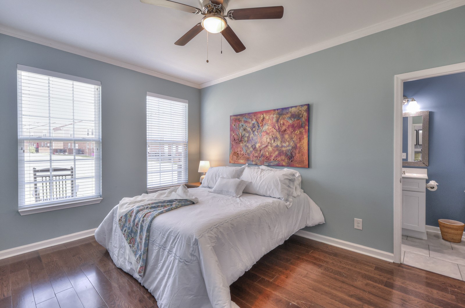 1300 Villa Circle Lebanon, TN 37090 - Photo 17 of 43 Main floor master bedroom with attached bathroom.