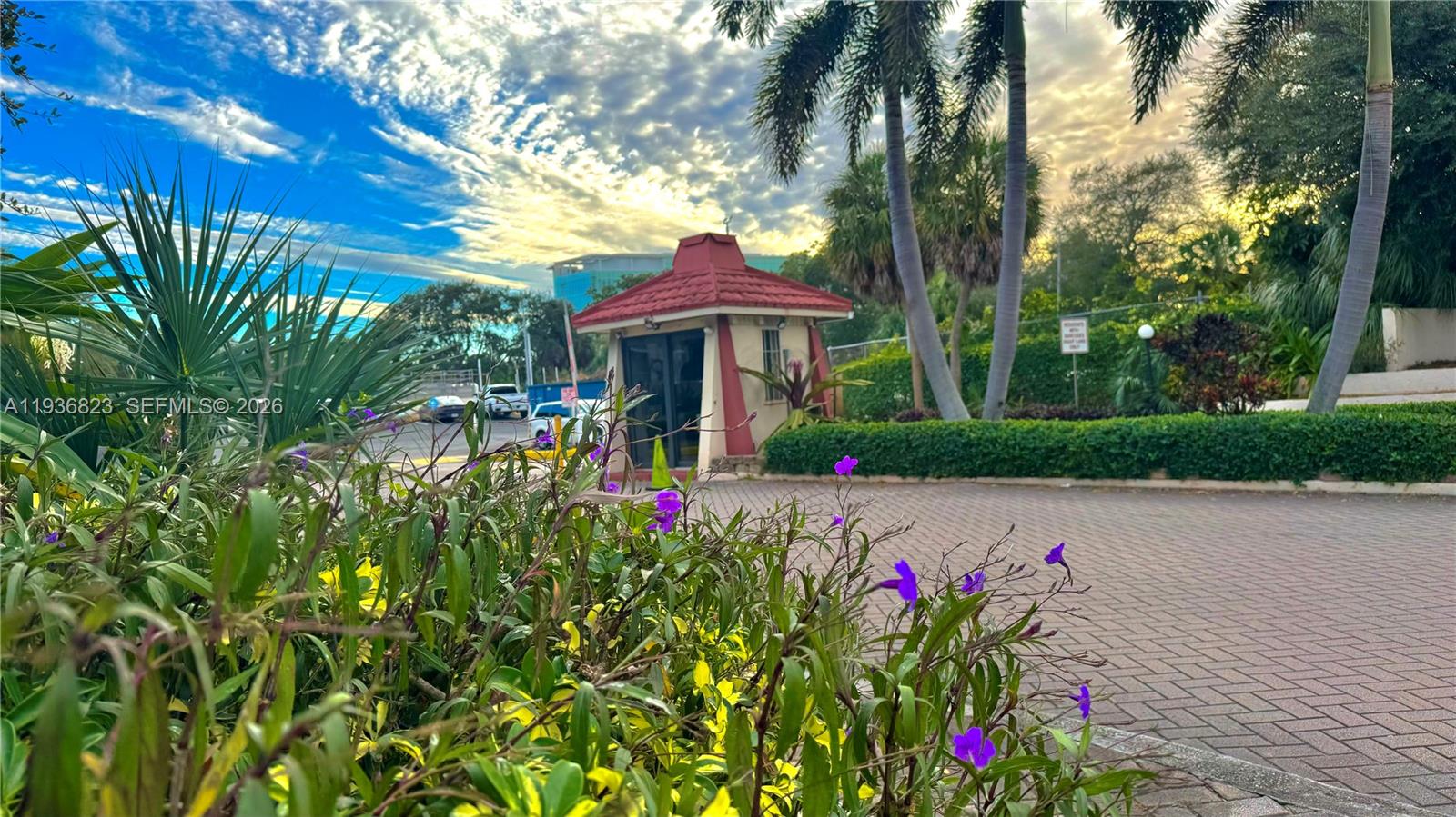 636 Northwest 13th Street, Unit 230 Boca Raton, FL 33486 - Photo 3 of 25 a view of a table and chairs in a yard with potted plants
