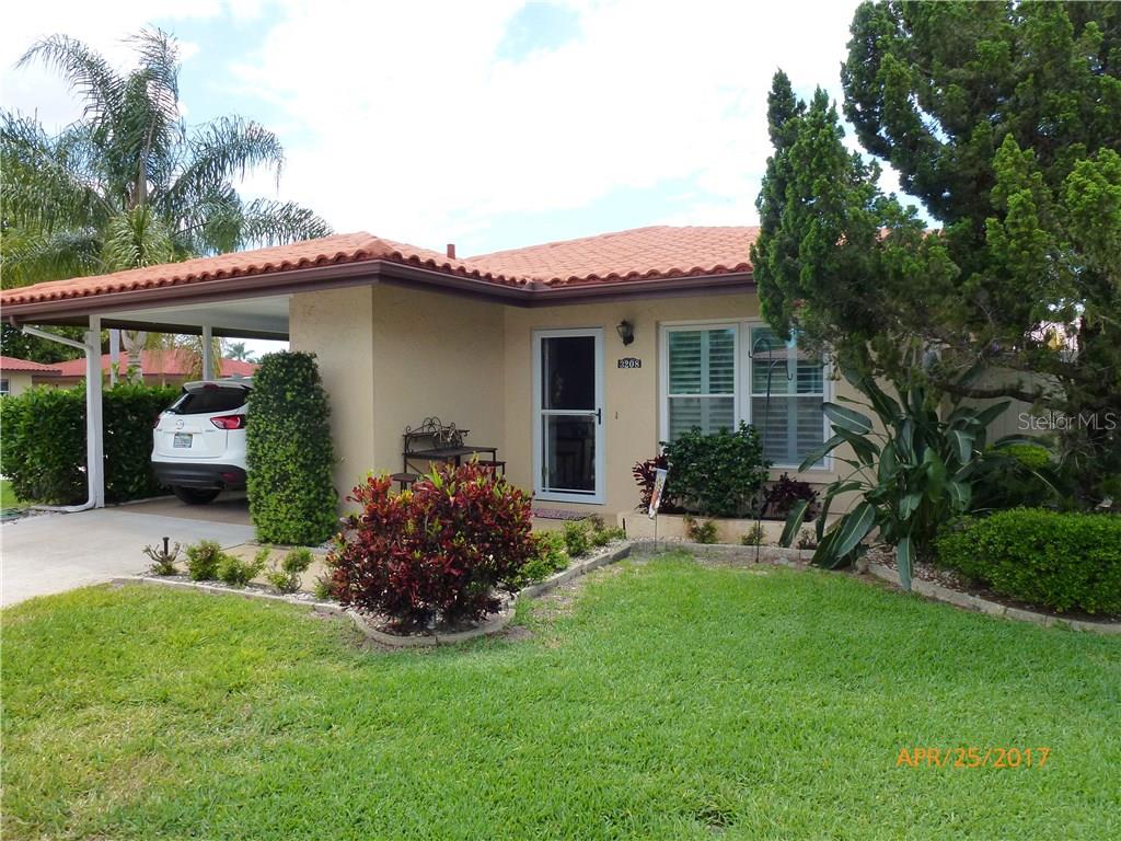 3208 Mcdill Road Bradenton, FL 34207 - Photo 1 of 1 Front Exterior, Renovated 2BR/2BA Villa