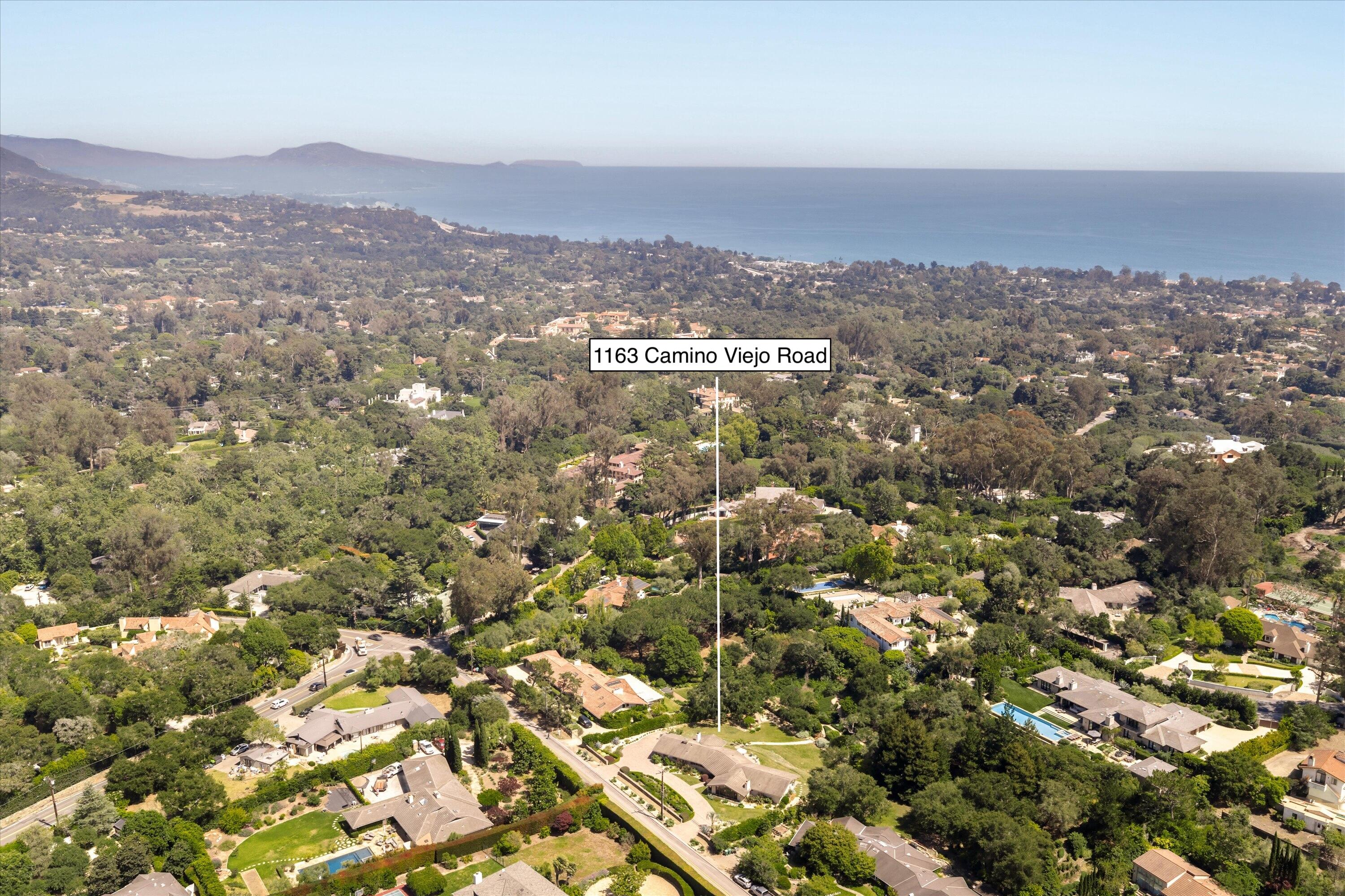 1163 Camino Viejo Road Montecito, CA 93108 - Photo 13 of 56 09- aerial marker - 9