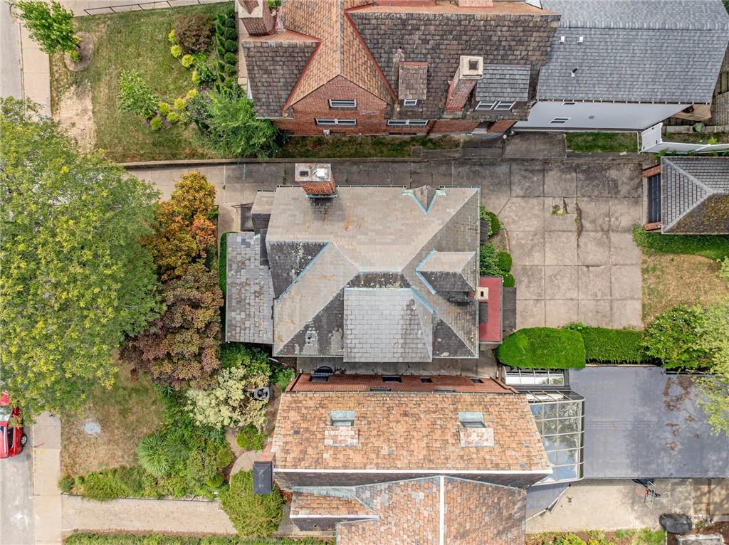 1232 Murdoch Road Pittsburgh, PA 15217 - Photo 33 of 38 an aerial view of a house with yard swimming pool and outdoor seating