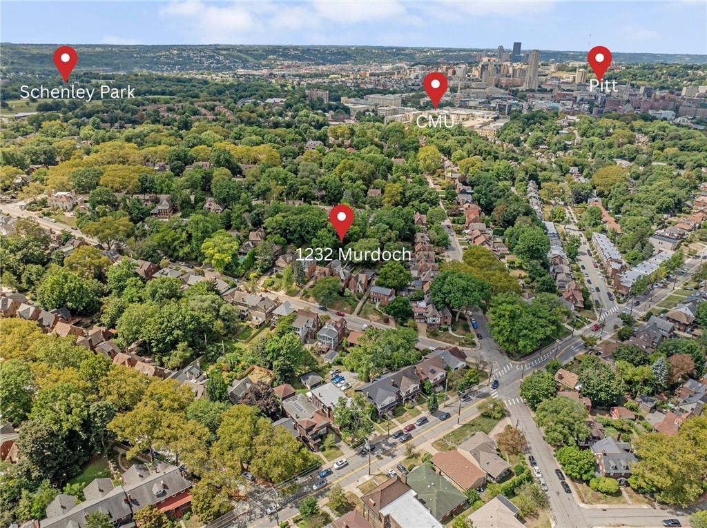 1232 Murdoch Road Pittsburgh, PA 15217 - Photo 34 of 38 an aerial view of multiple house