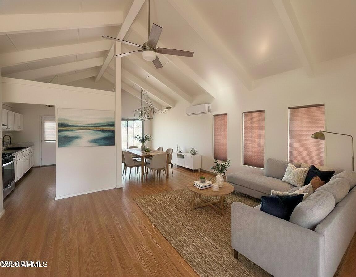 150 West North Street Ajo, AZ 85321 - Photo 5 of 37 a living room with furniture and wooden floor