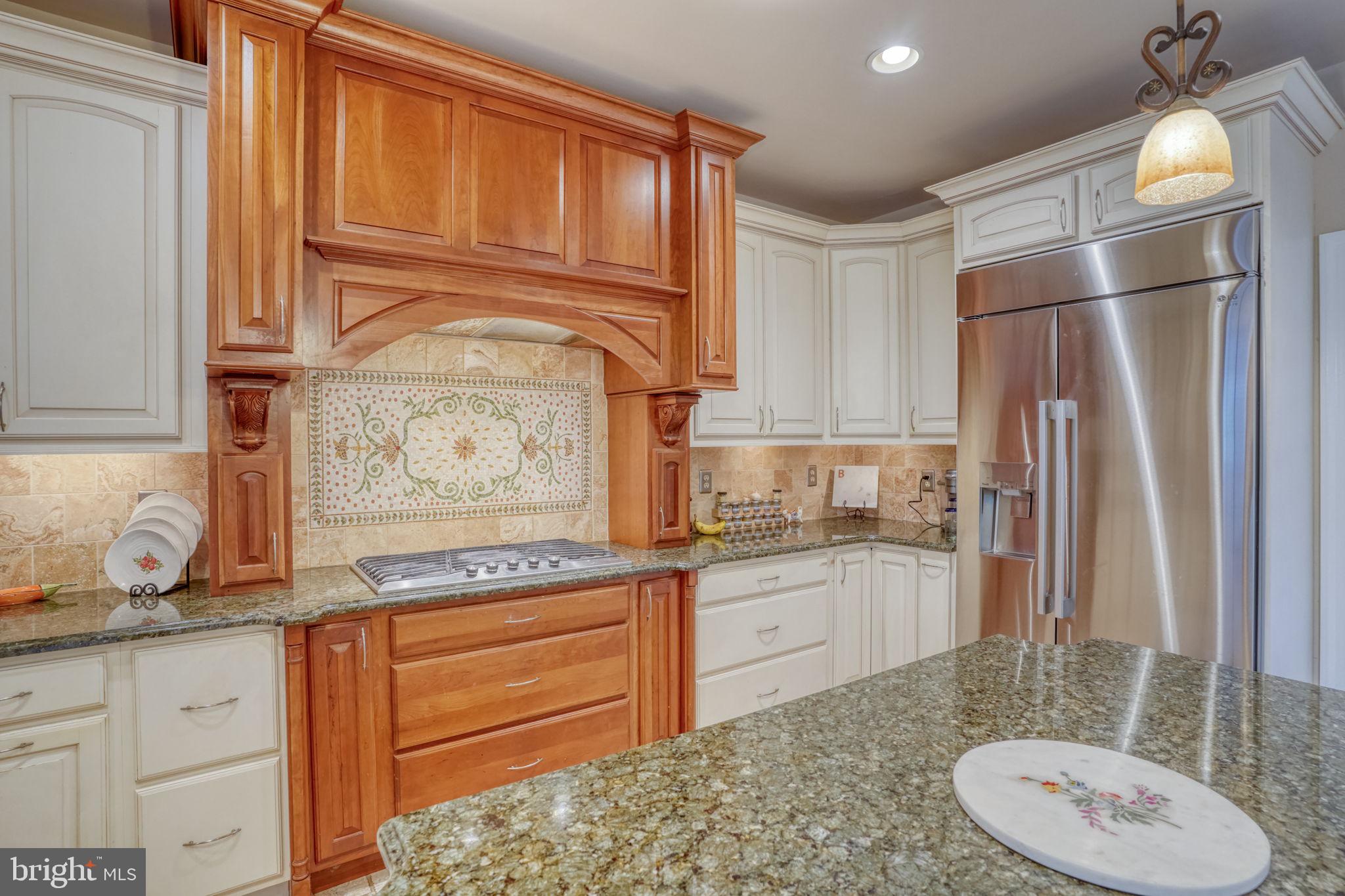 357 Willits Way Garnet Valley, PA 19060 - Photo 24 of 63 a kitchen with stainless steel appliances granite countertop a refrigerator sink stove and cabinets