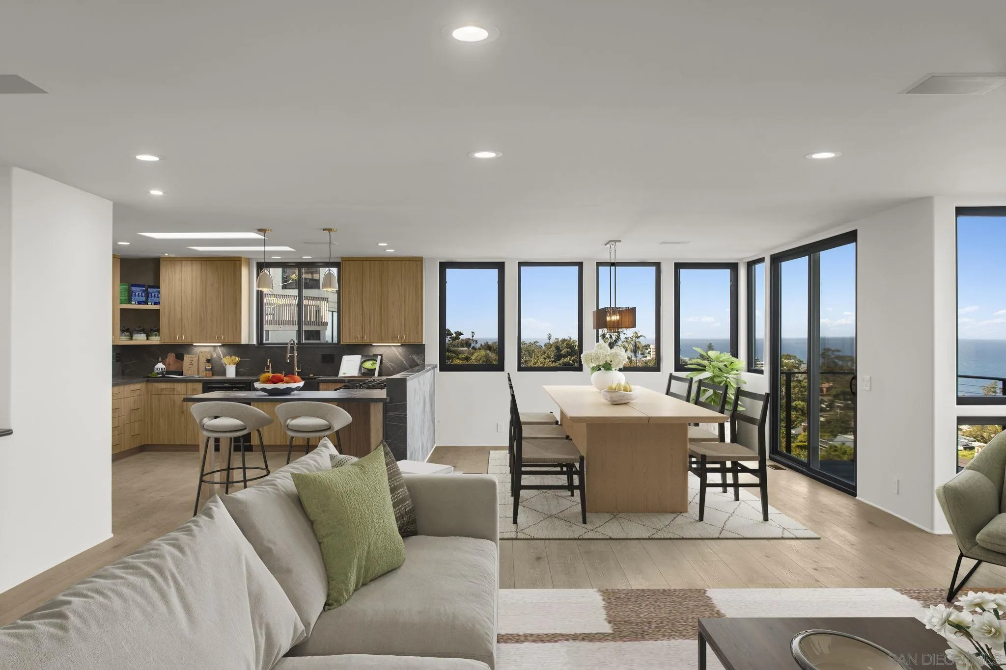 1846 Castellana Road La Jolla, CA 92037 - Photo 4 of 30 a living room with furniture and a large window