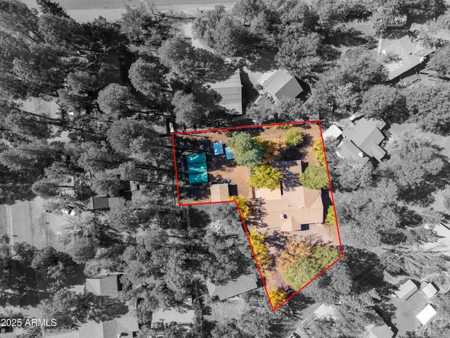 a bird view of building