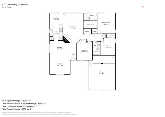 $2,100 | 4311 Duesenberg Court, Pearland, TX 77584