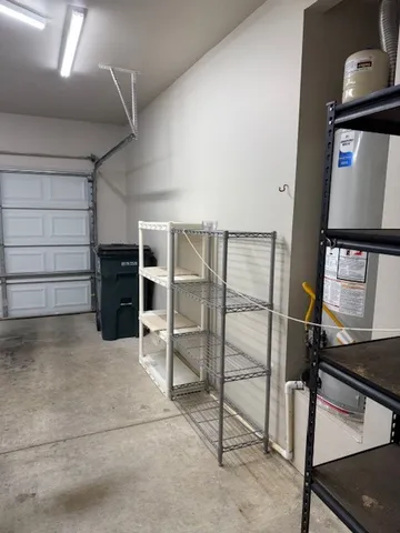 a view of storage and utility room