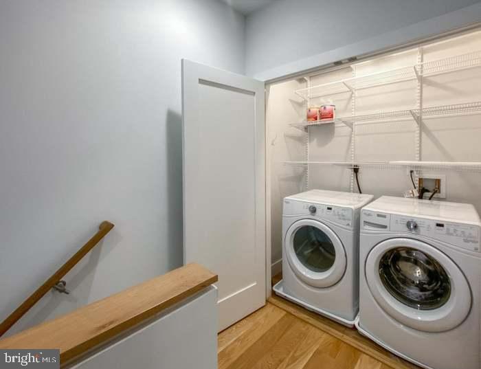 628 I Street Northeast, Unit 3 Washington, DC 20002 - Photo 12 of 32 a utility room with dryer and washer