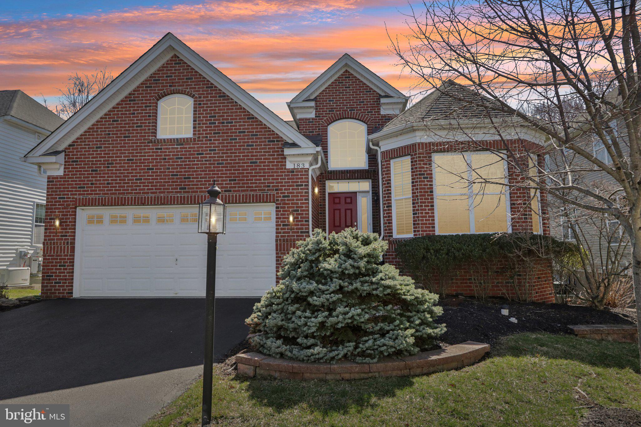 183 Fillmore Way Yardley, PA 19067 - Photo 2 of 82 Twilight Exterior Frontal