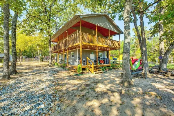 a view of a volley ball court