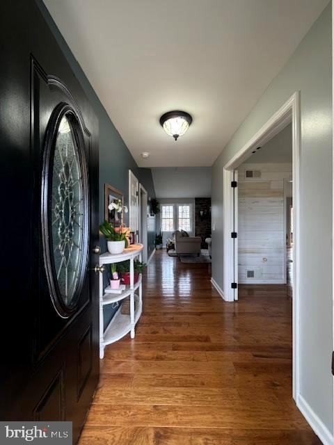 1156 Providence Church Road Hedgesville, WV 25427 - Photo 14 of 101 a view of a hallway with seating space and stainless steel appliances