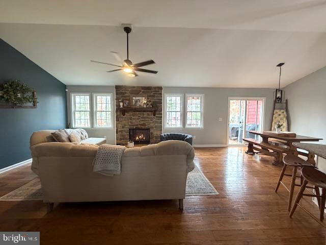 1156 Providence Church Road Hedgesville, WV 25427 - Photo 23 of 101 a living room with furniture a window and a fireplace