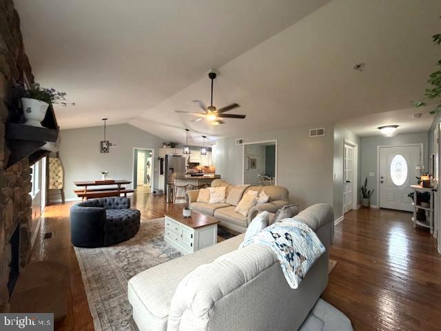 1156 Providence Church Road Hedgesville, WV 25427 - Photo 24 of 101 a living room with furniture and a chandelier
