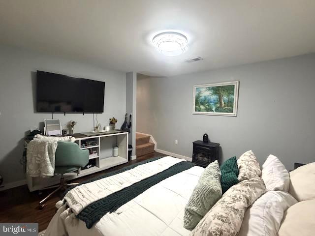 1156 Providence Church Road Hedgesville, WV 25427 - Photo 57 of 101 a bedroom with bed and a flat screen tv