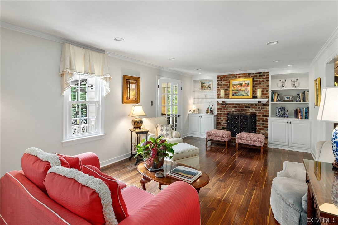 2921 Barrow Place Midlothian, VA 23113 - Photo 13 of 41 a living room with furniture fireplace and a window