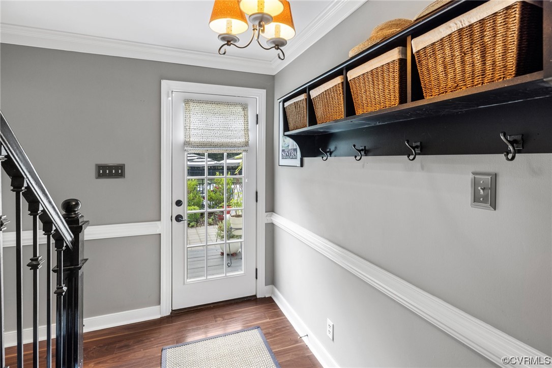 2921 Barrow Place Midlothian, VA 23113 - Photo 29 of 41 a view of entryway and hall with wooden floor